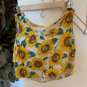 Sunflower crop top